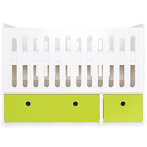 Cuna cama 70x140cm COLORFLEX lime