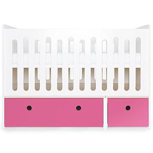 Cuna cama 70x140cm COLORFLEX pink
