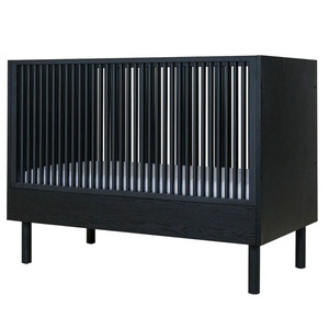 Cuna evolutiva 60x120cm HAI NO KI Quax Fresno negro