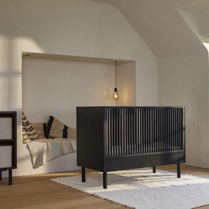 Cuna evolutiva 60x120cm HAI NO KI Quax Fresno negro