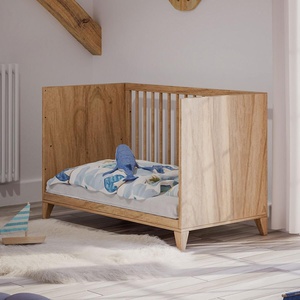 Cuna evolutiva 60x120cm NAIA BOIS Théo Bebe naturel