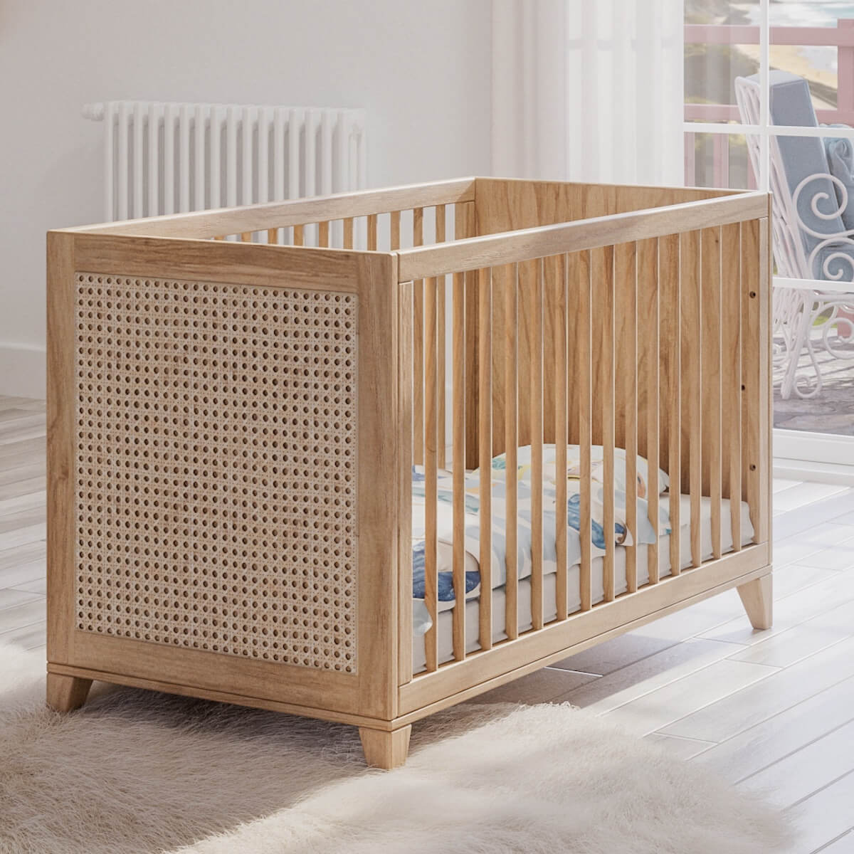 Cuna evolutiva 60x120cm NAMI BOIS Théo Bebe naturel