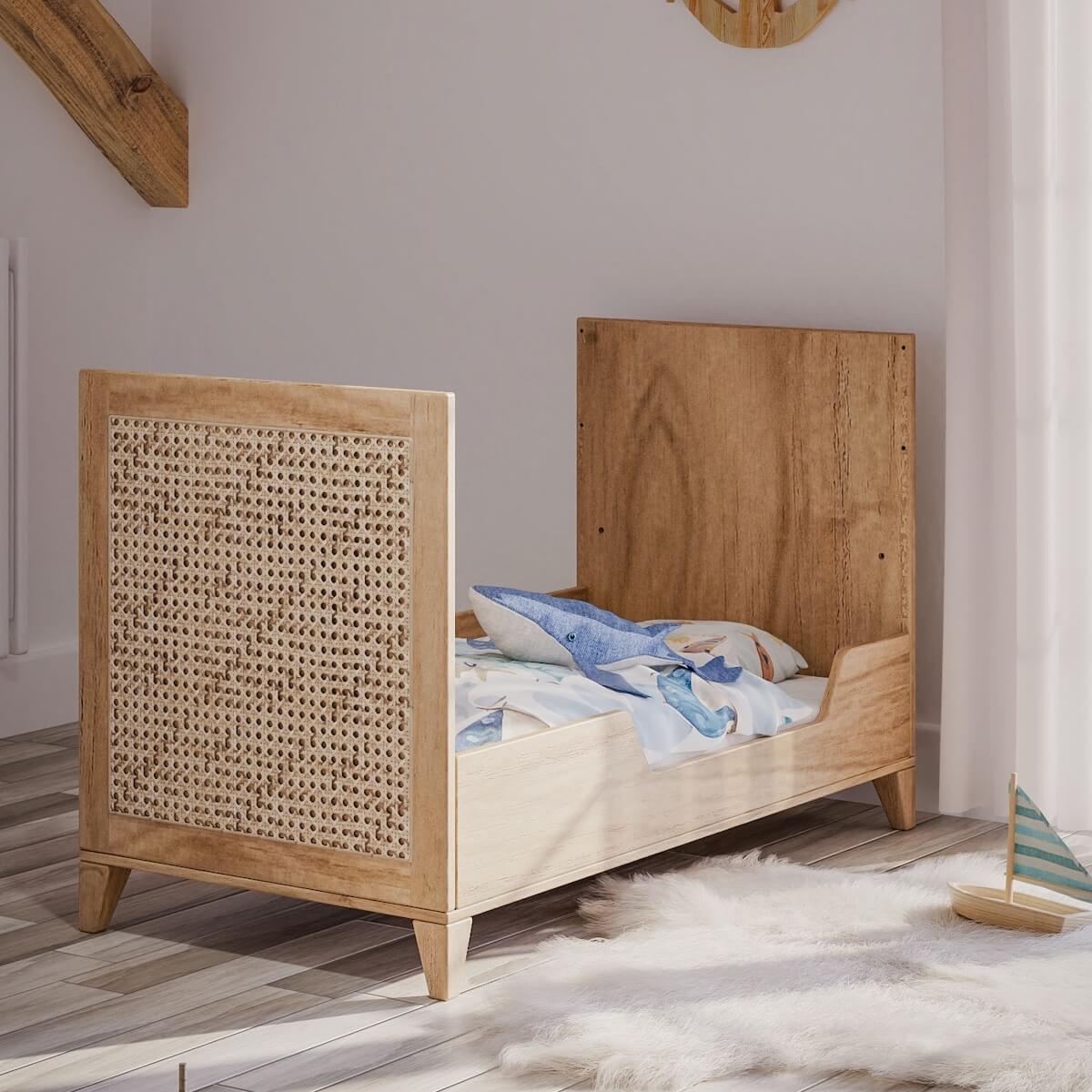 Cuna evolutiva 60x120cm NAMI BOIS Théo Bebe naturel