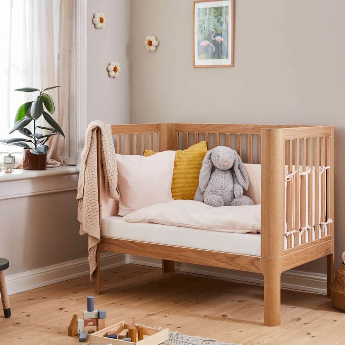 Cuna evolutiva 70x120cm NOVA Flexa roble