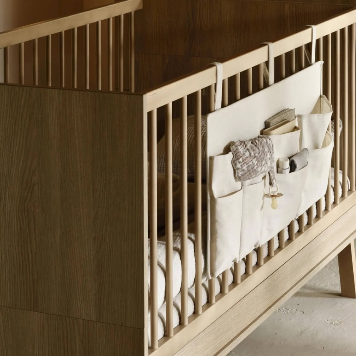 Cuna evolutiva 70x140cm ASHI Quax honey ash