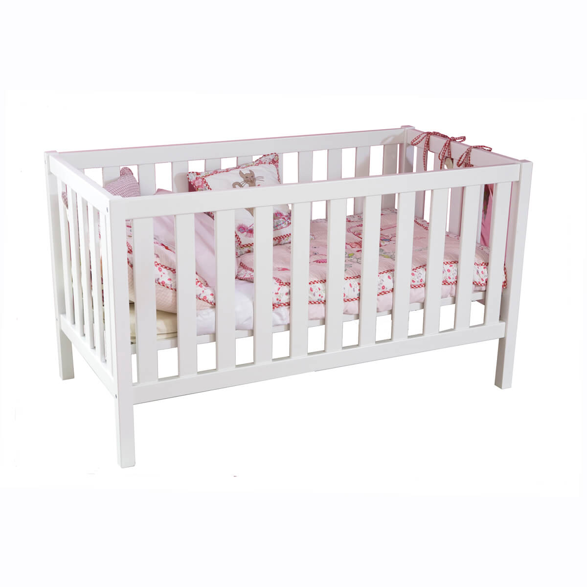 Cuna evolutiva 70x140cm DESTYLE de Breuyn tintada en blanco