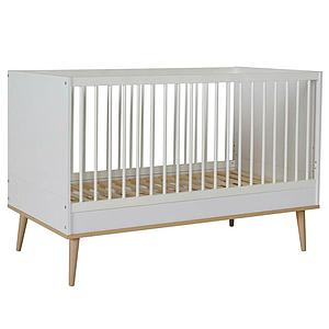 Cuna evolutiva 70x140cm FLOW Quax blanco-roble