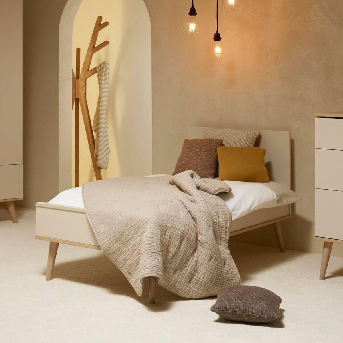 Cuna evolutiva 70x140cm FLOW Quax Clay-Roble