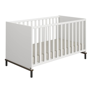 Cuna evolutiva 70x140cm LOVELY ALIV Yuny by Paidi off white-dark walnut