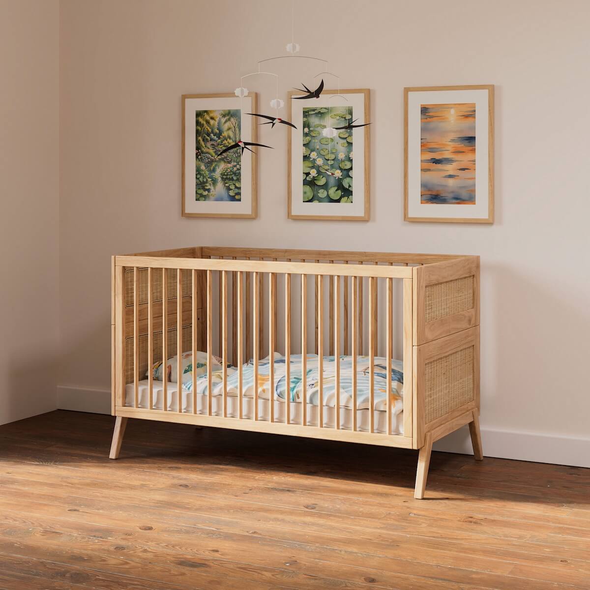 Cuna evolutiva 70x140cm MARELIA BOIS Théo Bebe naturel 