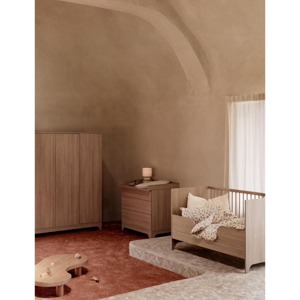 Cuna evolutiva 70x140cm TSUGI Quax honey ash