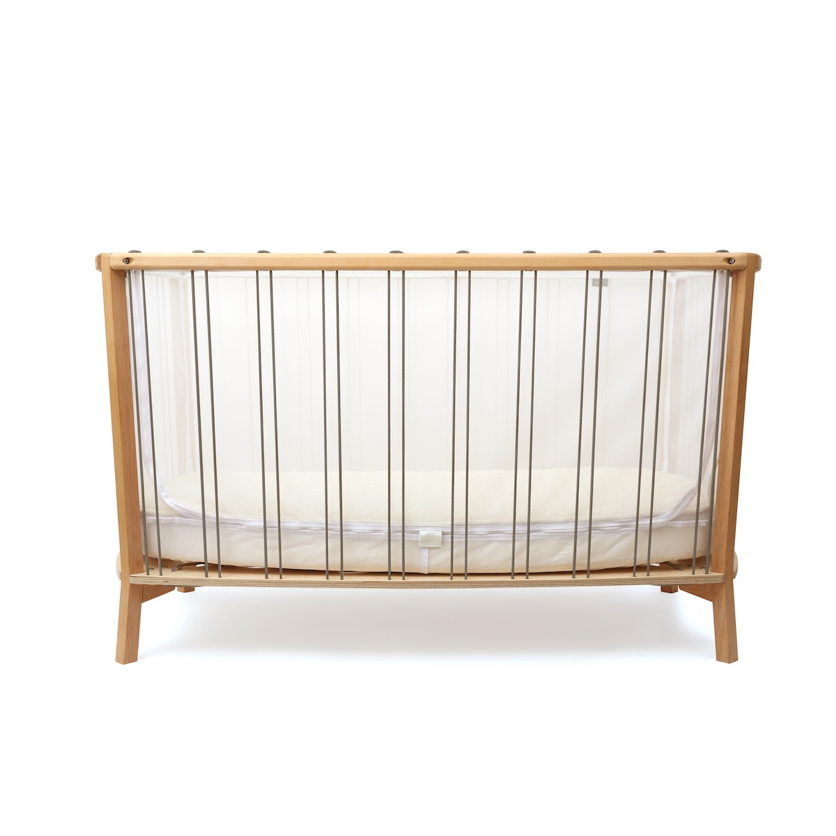 Cuna evolutiva-colchón espuma 60x120cm KIMI Charlie Crane hazelnut
