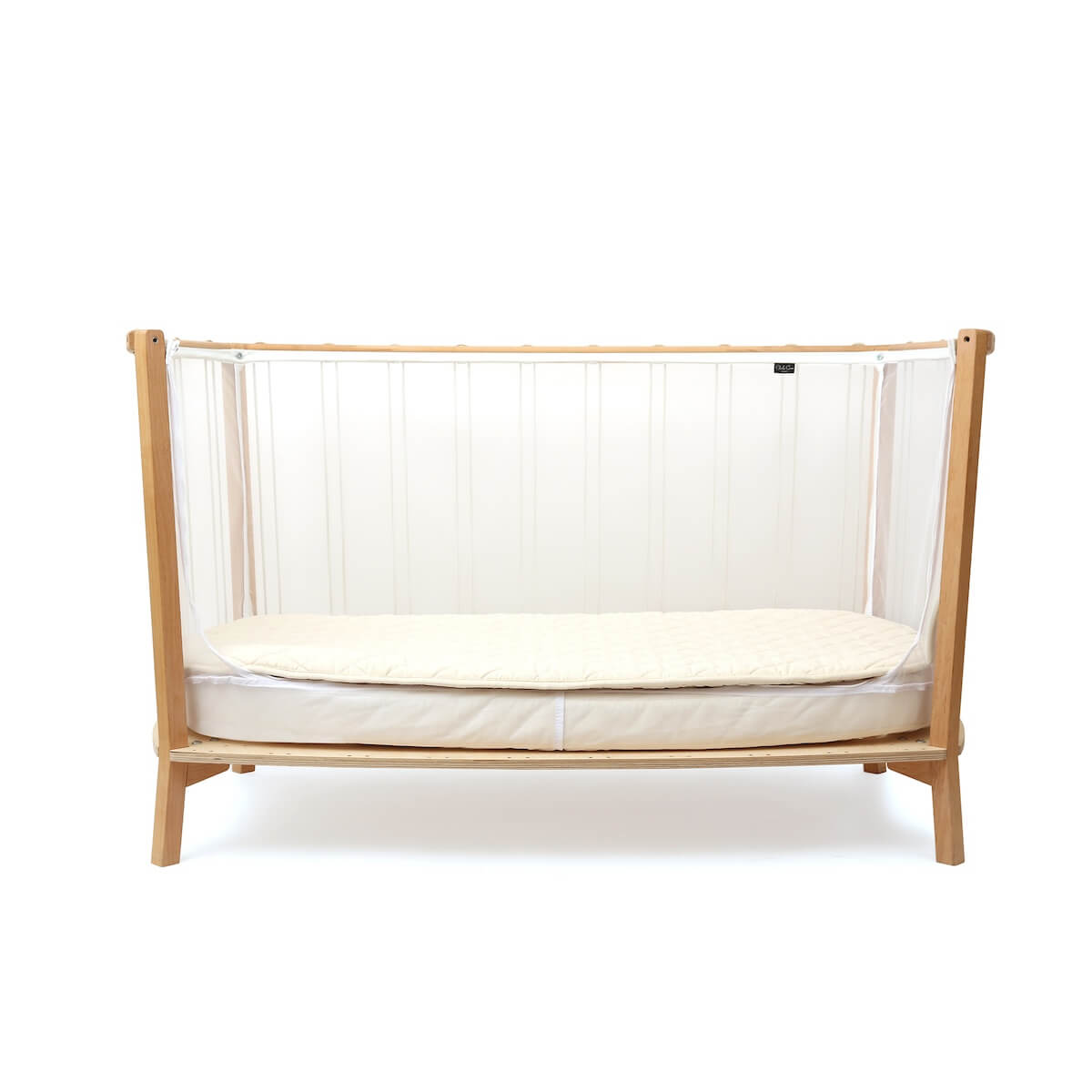 Cuna evolutiva-colchón espuma 60x120cm KIMI Charlie Crane lichen
