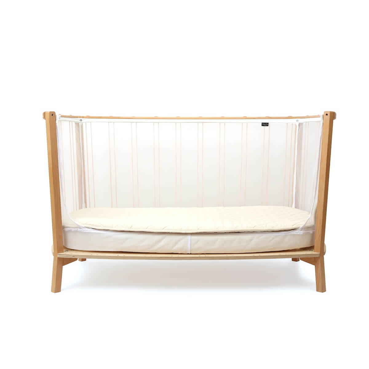 Cuna evolutiva-colchón orgánico 60x120cm KIMI Charlie Crane bois de rose