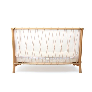 Cuna evolutiva-colchón orgánico 60x120cm KIMI Charlie Crane bois de rose