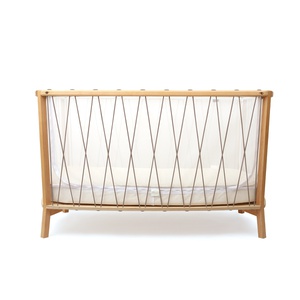 Cuna evolutiva-colchón orgánico 60x120cm KIMI Charlie Crane hazelnut