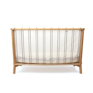 Cuna evolutiva-colchón orgánico 60x120cm KIMI Charlie Crane hazelnut