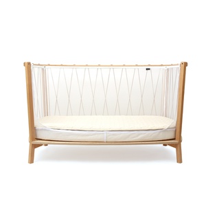 Cuna evolutiva-colchón orgánico 60x120cm KIMI Charlie Crane hazelnut