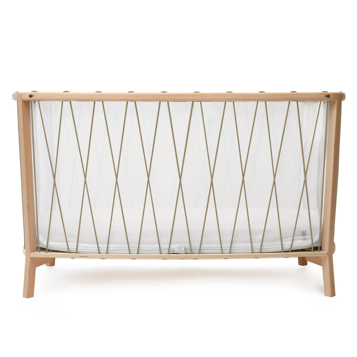 Cuna evolutiva-sin colchón 60x120cm KIMI Charlie Crane hazelnut