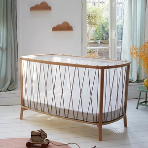 Cuna evolutiva-sin colchón 60x120cm KIMI Charlie Crane hazelnut