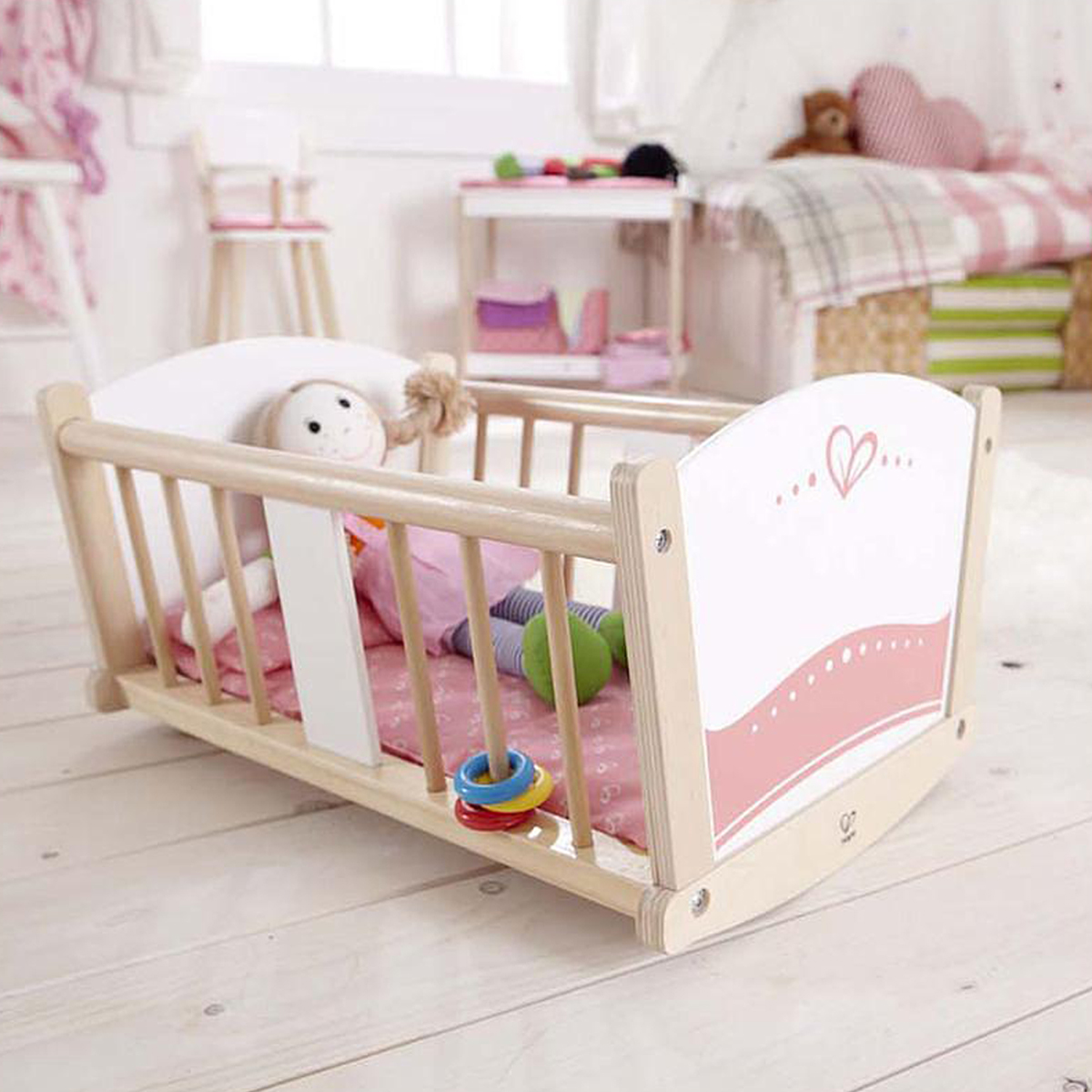 Cuna mecedora muñecas BYE BABY CRADLE Hape