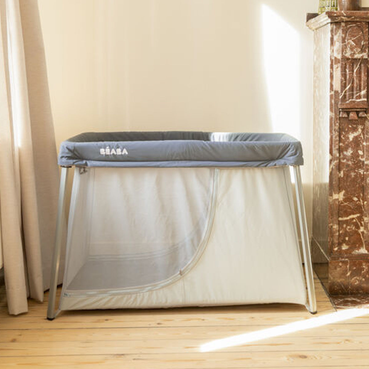 Cuna viaje 3en1 EAZY SLEEP Béaba gris mineral
