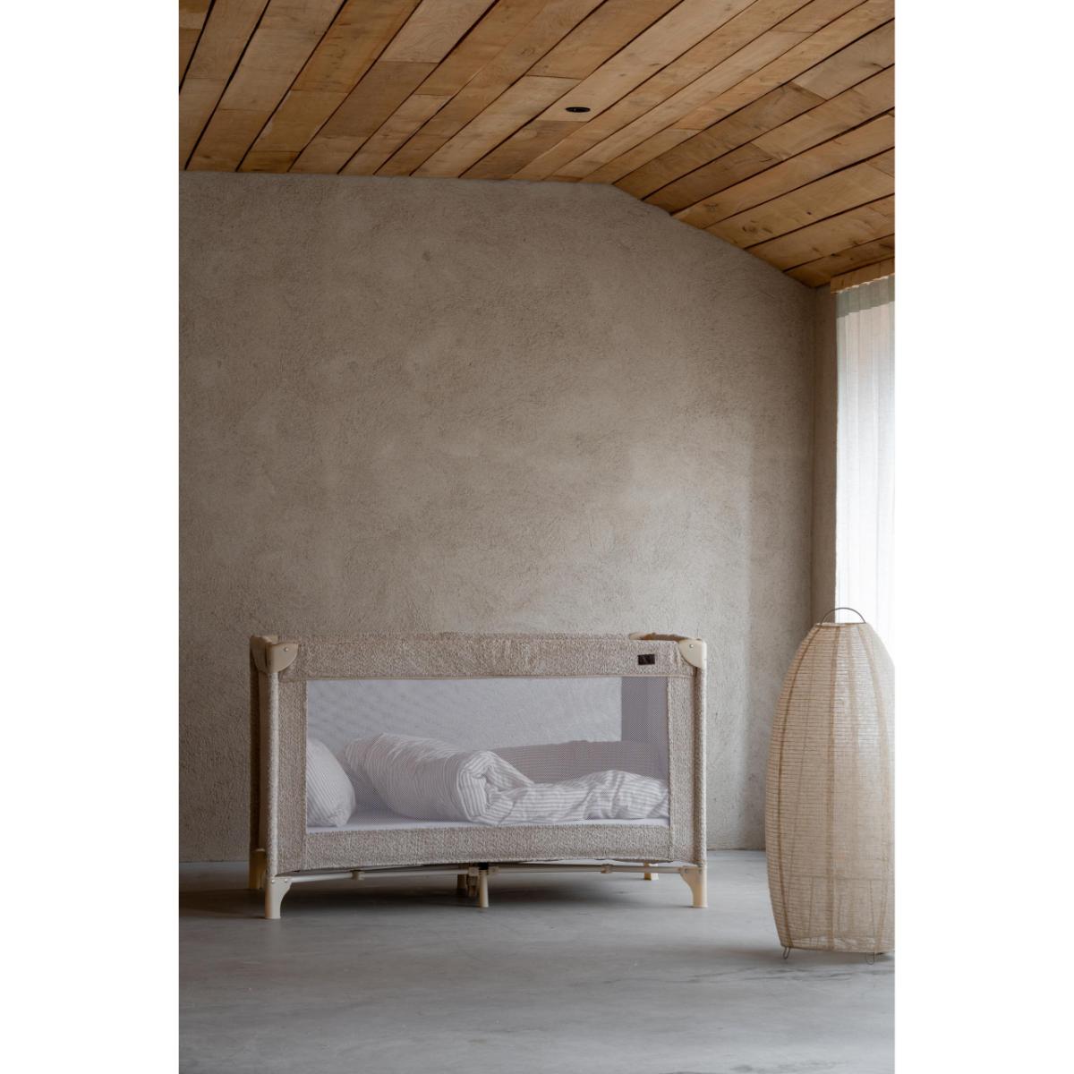 Cuna viaje 60x120cm PLIANT Quax bouclé sheep