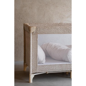 Cuna viaje 60x120cm PLIANT Quax bouclé sheep