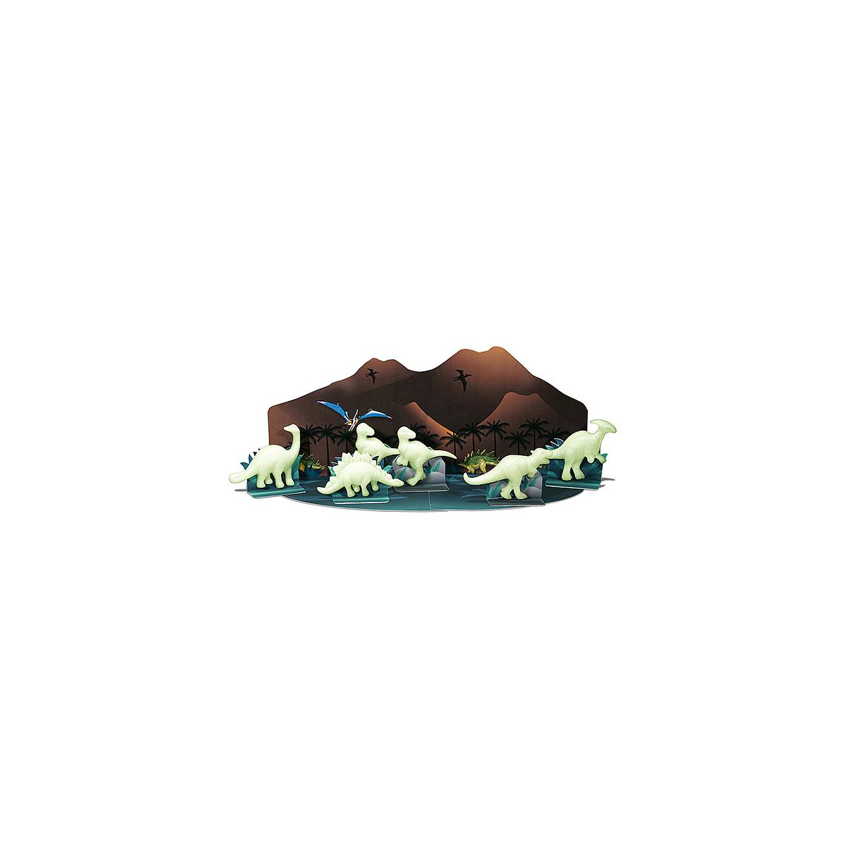Dinosaurios brillantes 3D CIENCIA 4M