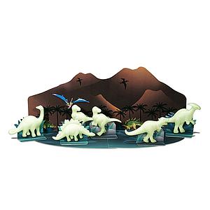 Dinosaurios brillantes 3D CIENCIA 4M
