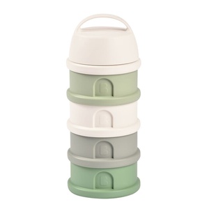 Dosificadores leche 4pzas Béaba algodón-verde salvia