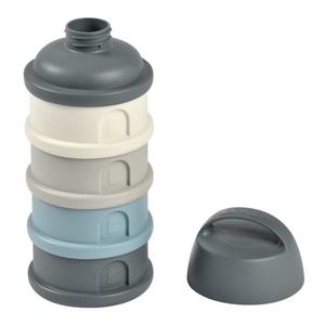 Dosificadores leche 4pzas Béaba gris mineral-azul