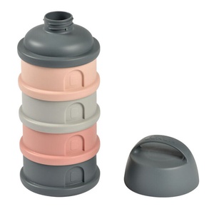 Dosificadores leche 4pzas Béaba gris mineral-rosa