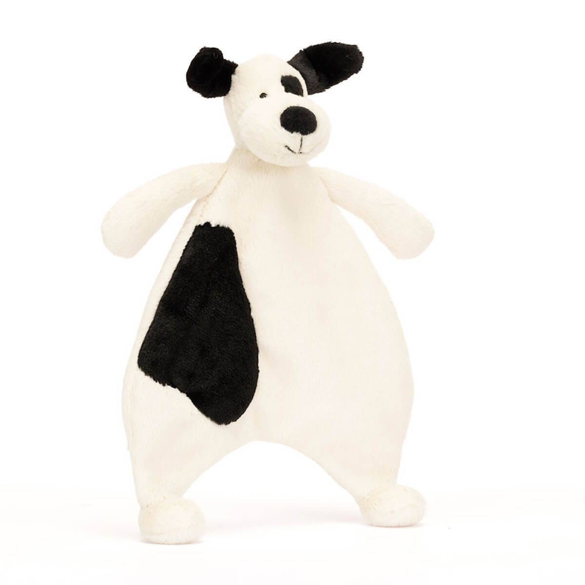Doudou cachorro BASHFUL Jellycat crema-negro