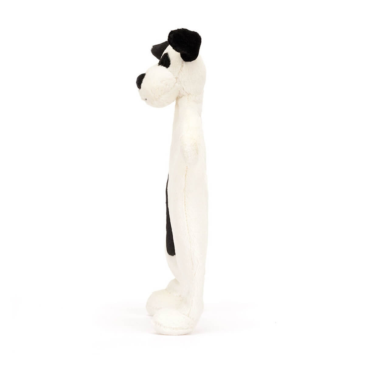 Doudou cachorro BASHFUL Jellycat crema-negro