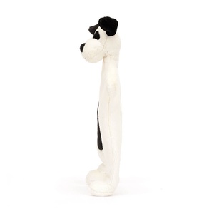 Doudou cachorro BASHFUL Jellycat crema-negro