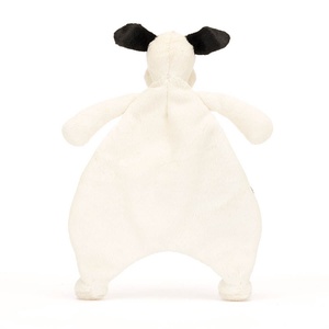 Doudou cachorro BASHFUL Jellycat crema-negro