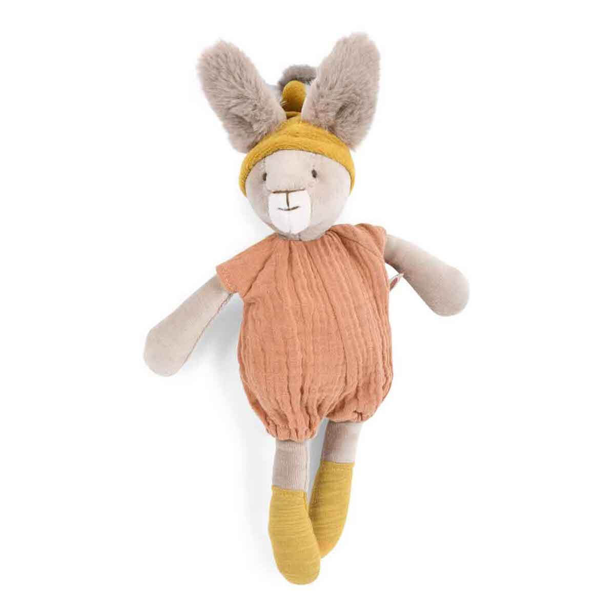 Doudou conejo TROIS PETITS LAPINS Moulin Roty argile