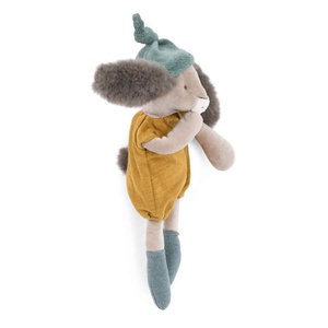 Doudou conejo TROIS PETITS LAPINS Moulin Roty ocre