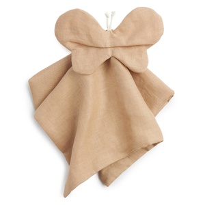 Doudou mariposa LIN FRANÇAIS Nobodinoz sand