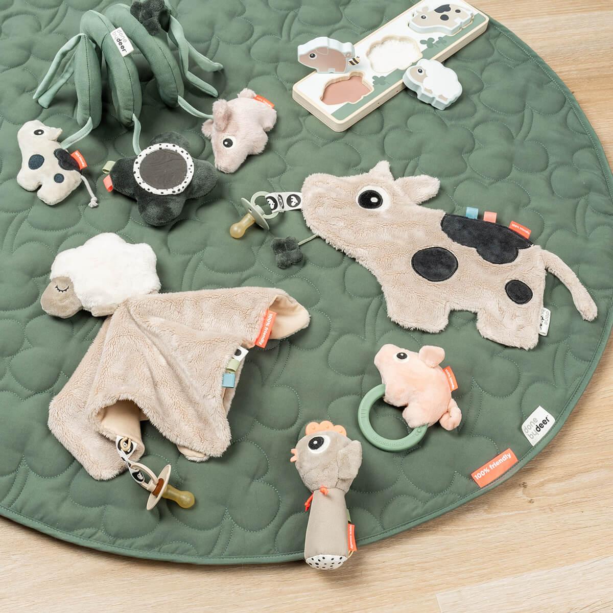 Doudou-sujeta chupetes DOTTI Done by Deer sand