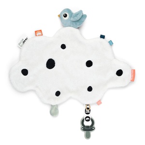 Doudou-sujeta chupetes HAPPY CLOUDS Done by Deer blue