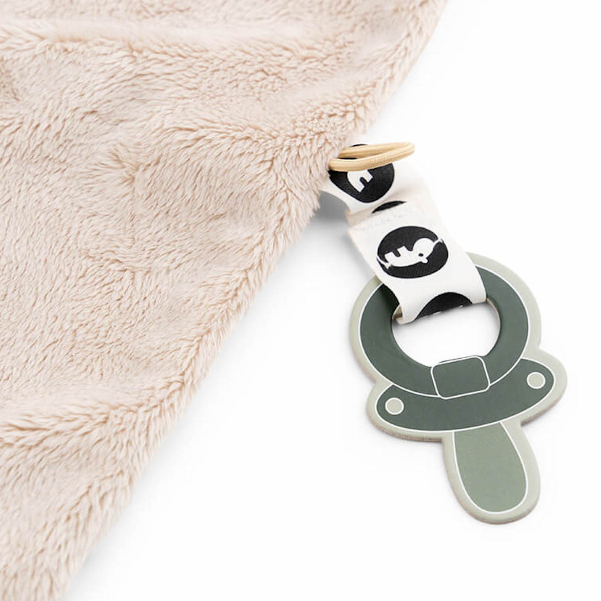 Doudou-sujeta chupetes LALEE Done by Deer sand