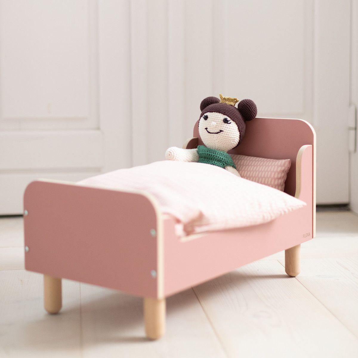 Edredón-almohada cama muñecas PLAY Flexa rosa