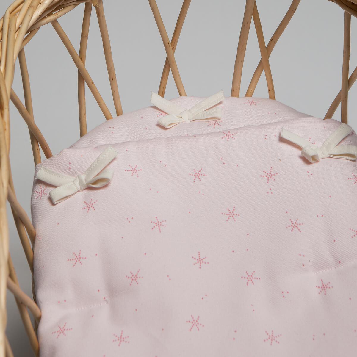 Edredón-almohada muñeca STARS rosa