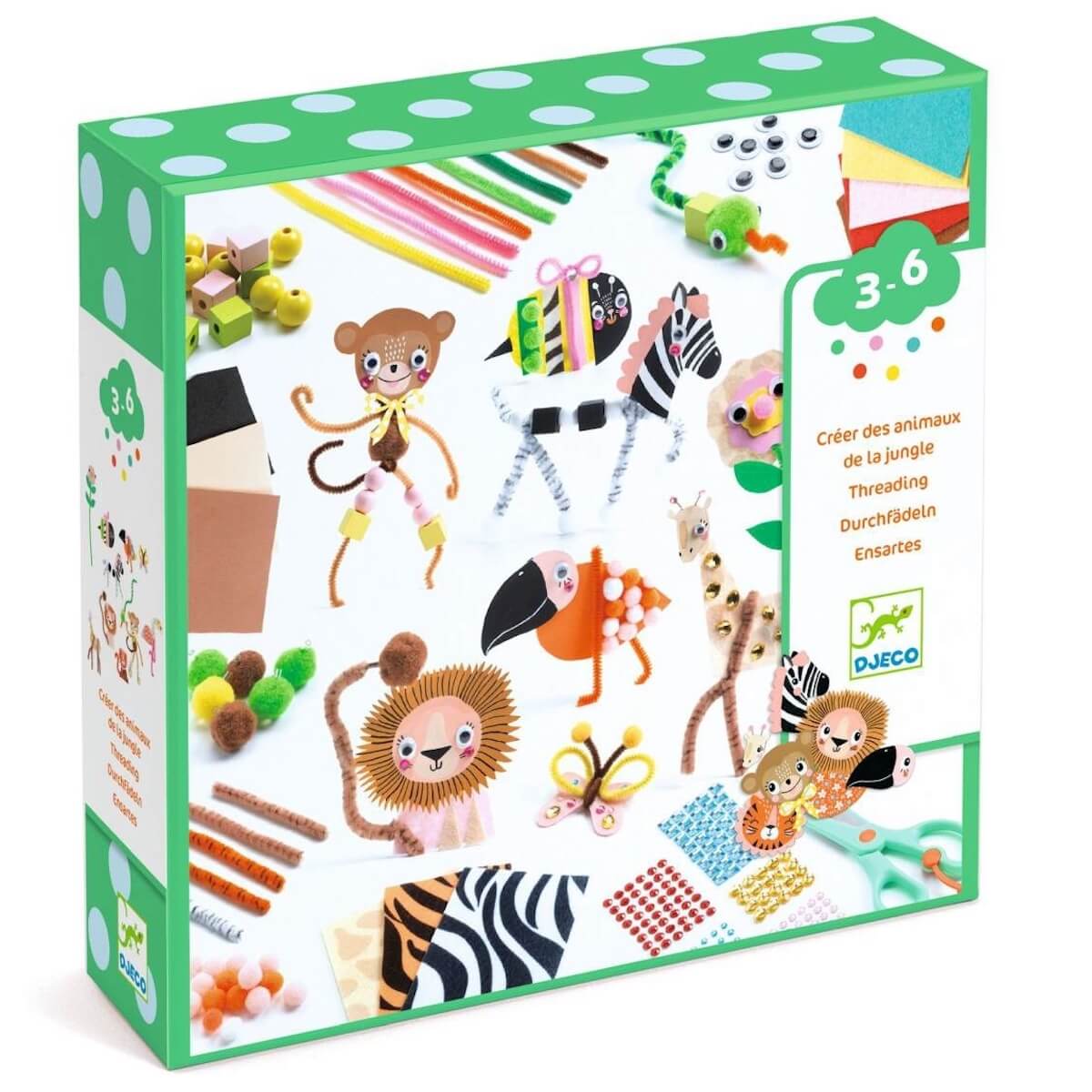 Ensartar ANIMALES DE LA JUNGLA Djeco