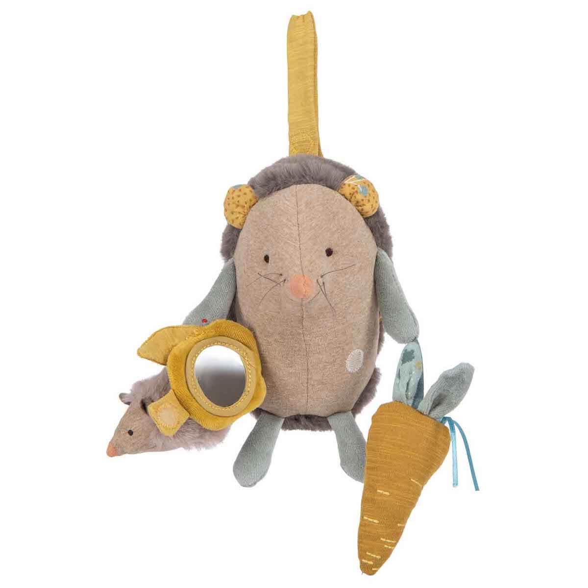 Erizo actividades colgante TROIS PETITS LAPINS Moulin Roty