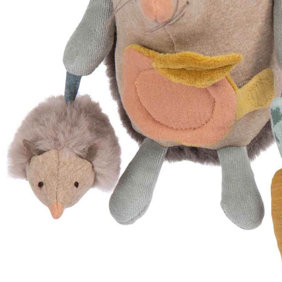 Erizo actividades colgante TROIS PETITS LAPINS Moulin Roty