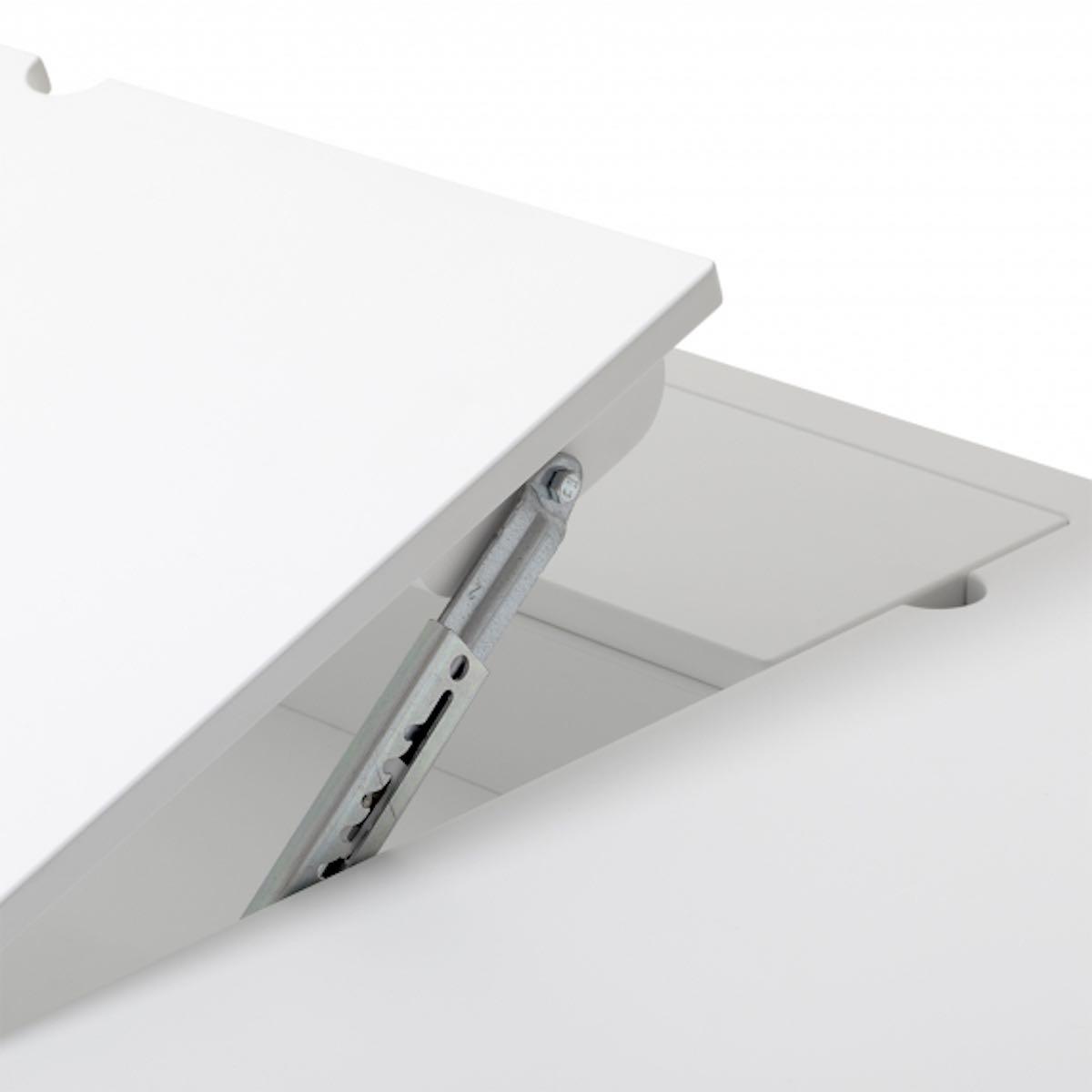 Escritorio 66cm WOOD Oliver Furniture blanco-roble