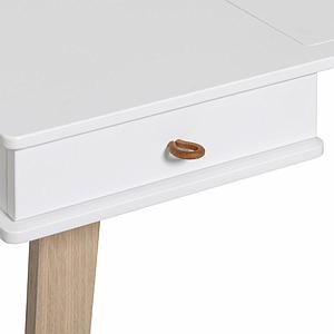 Escritorio 66cm WOOD Oliver Furniture blanco-roble